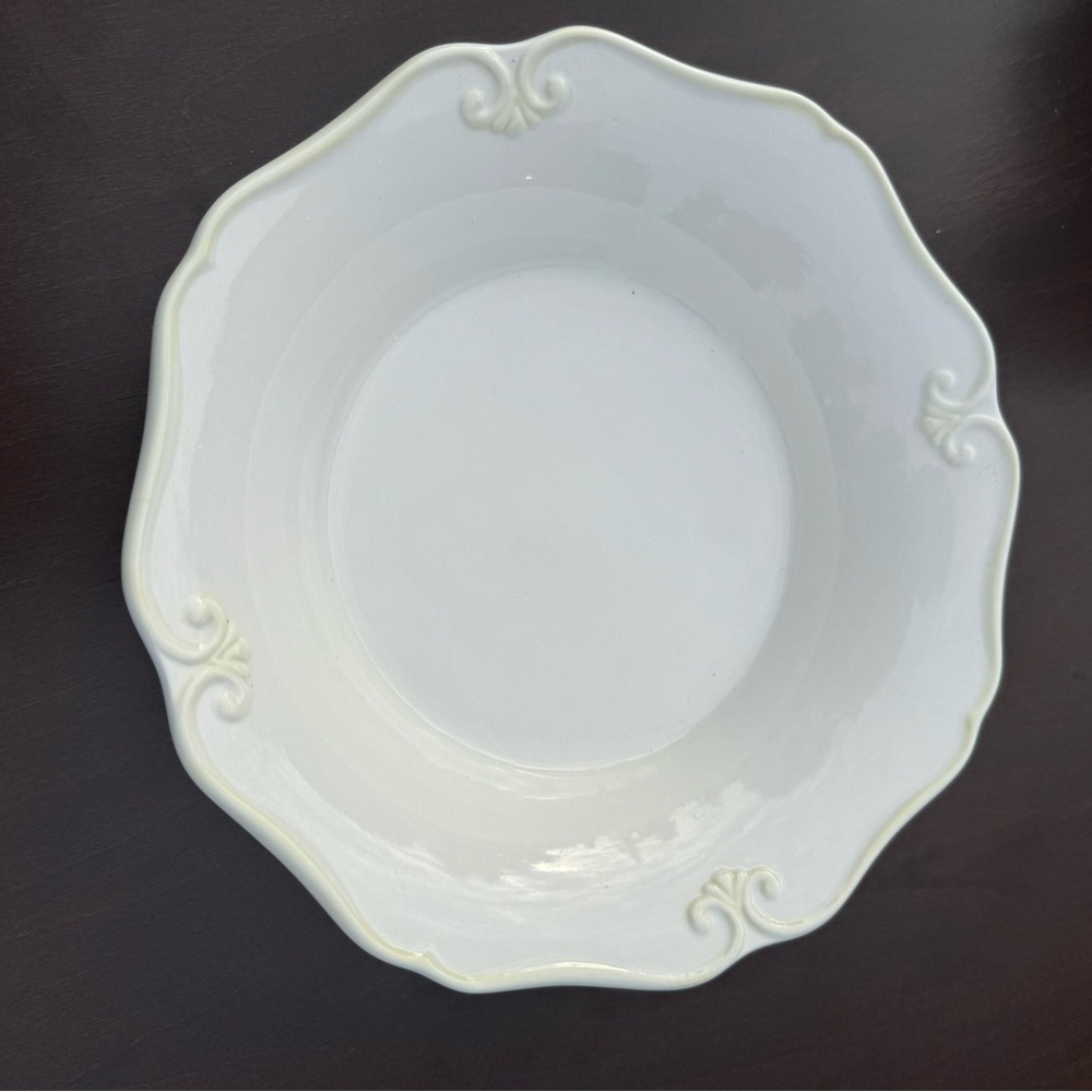 NEW Princess House Ivory Pavillion 9” Pasta Bowl Set - Picture 2 of 10